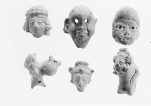 Pottery fragments and figurines