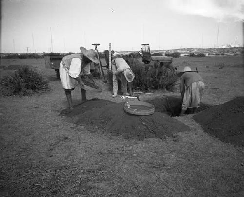 Excavation of Ashakar cave sites