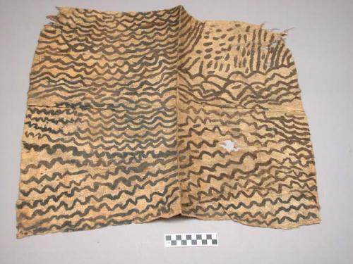 Bark cloth skirt