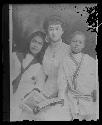 Portrait of woman and two children; F1 / Broughton / "?Nathaniel Broughton" / "B