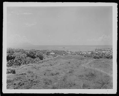 General view of landscape and water