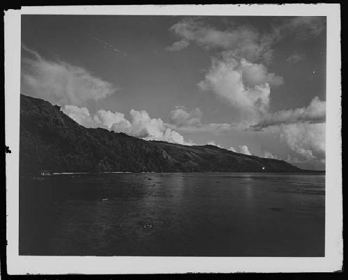 General view of landscape and water