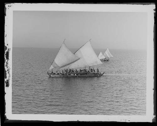 People on boat in water