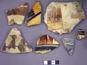 Decorated potsherds