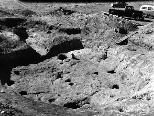 Little Red Hill, lower site, structure 101, view south, cleaned