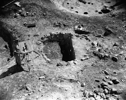 Little Red Hill, lower site, structure 104, room 1