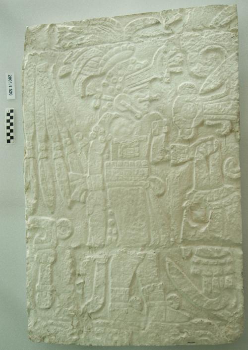 Cast of part of Ballcourt, Chamber E, Row B, Figure 11