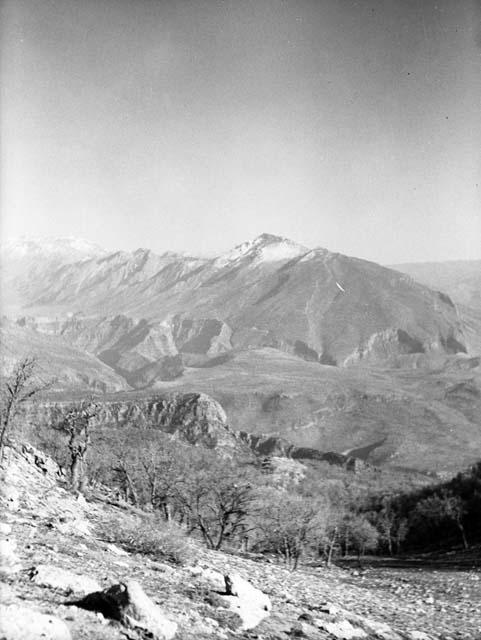 View north from summit of Jebel Baradost near Rowandiz