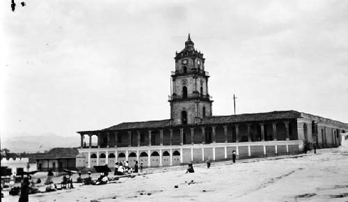 Barracks and plaza