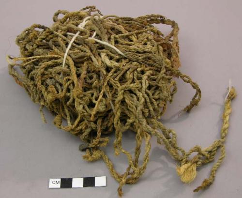 Bundles of cordage