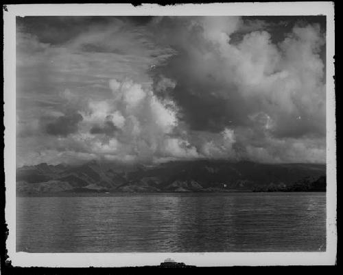 General view of landscape and water