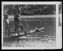 Man and Child on Boat