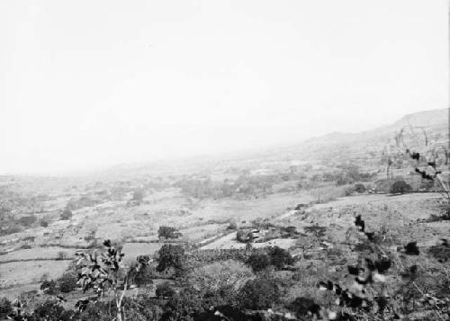 Landscape view of Lempa Valley north of Suchitoto