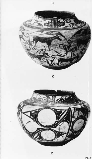 Zuni jars, ca. 1875