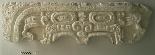 Cast of Hieroglyphic Stairway  balustrade "owl"