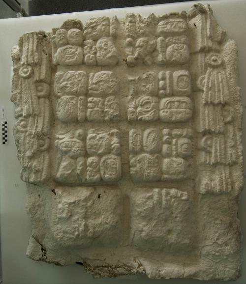 Cast of part of Stela M; east bottom