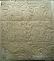 Cast of part of Ballcourt, Chamber E, Row A, Figs 15&16