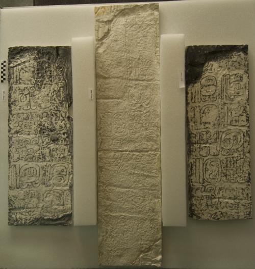 Cast of Stela 1, lower right side