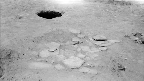 Red Hill site, slab pavement over fill of structure 210