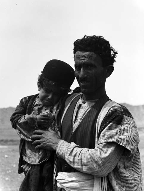Bakhtiari father and son at Mahor Birinj southwest of Dizful