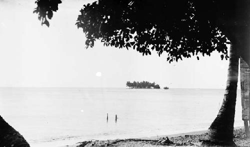 Two view of shore line near Joyunda