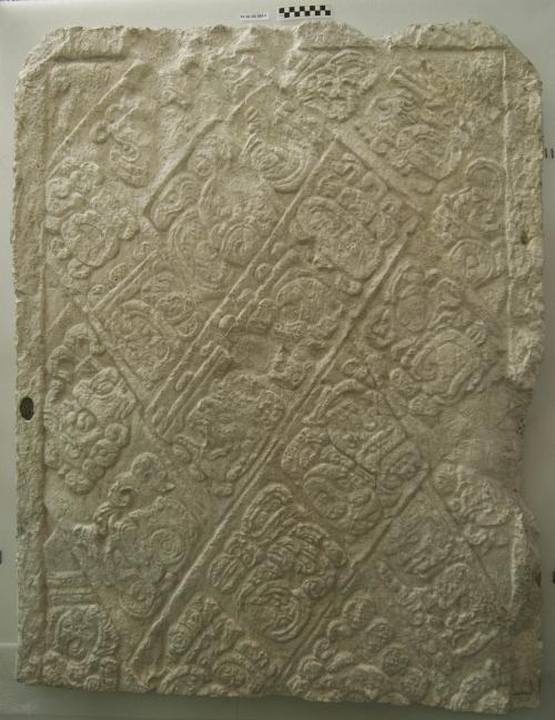 Cast of part of Stela J, east top