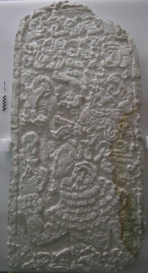 Cast of Stela 2, Xcorralche; top