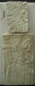 Cast of part of Ballcourt, Temple of the Jaguars, door jamb Column, upper