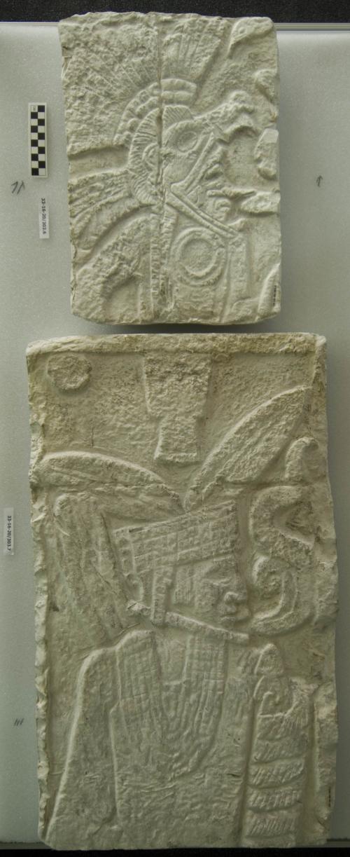 Cast of part of Ballcourt, Chamber E, Figure 6