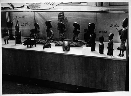 Exhibition of wooden figures from northeastern Rhodesia