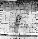 Mask on Temple of Warriors at Chichen Itza