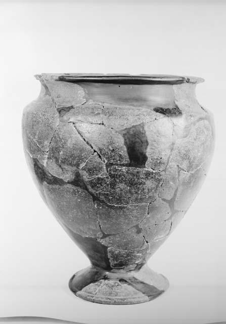 Pottery urn from lot 12, grave 43