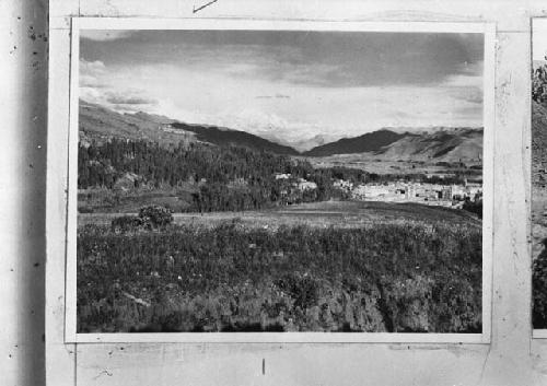 View of Cuzco valley from Chanapata