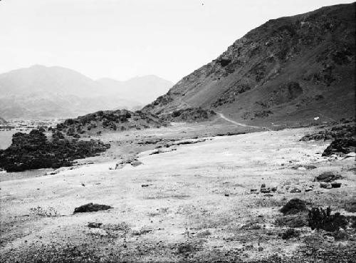 View of Taltal showing shore line