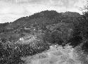 Broad view of hills and valley of Esquipulas