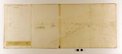 Sketchbook. Pencil sketches of Japan, California, Utah, Omaha, 1872-1873.