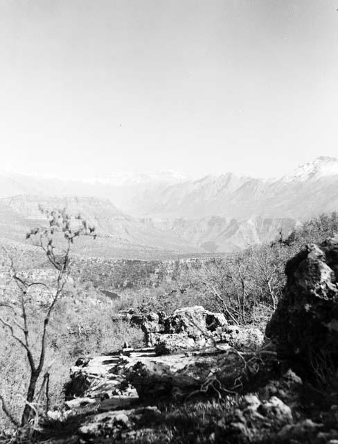 View north from summit of Jebel Baradost near Rowandiz