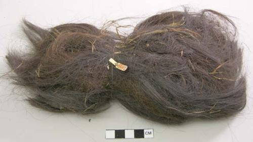 Large bundle of human hair