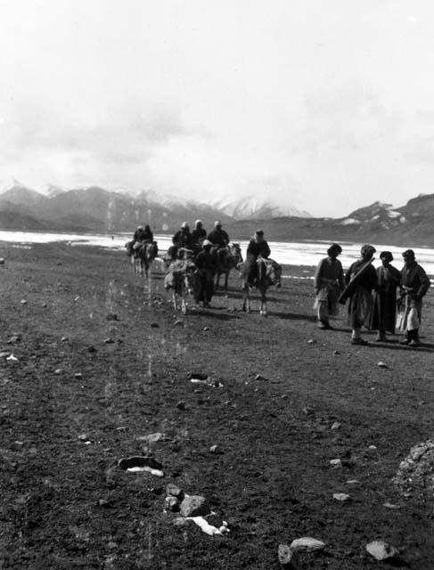 Several men greeting one another