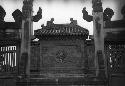 Ornate carved gateway in ornate wall