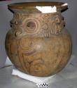 Cast of pottery burial vase - 26" high, 22" diameter