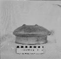 Pottery bowl, possibly a frog or turtle effigy