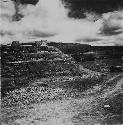 Panorama of South Side of Structure 6 after Cleaning; Before Repair