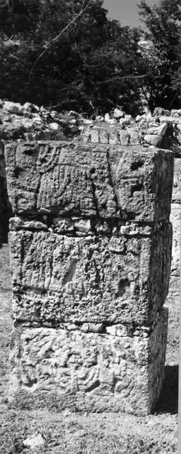 5C15. East side of column 7.