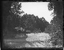 Brush Creek, cliff at left