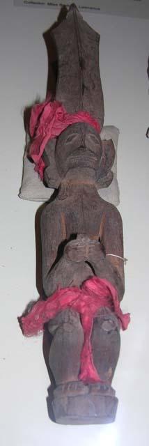 Wooden figure - ancestor aju - male