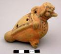 Ceramic figurine whistle of bird