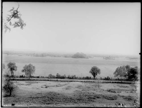 Looking south from top of Mound