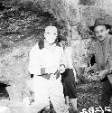 Henry Field and Fuad Safar of Iraq department of antiquities in Pastun cave