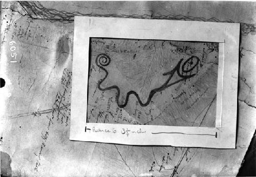 Plan of Serpent Mound by museum survey